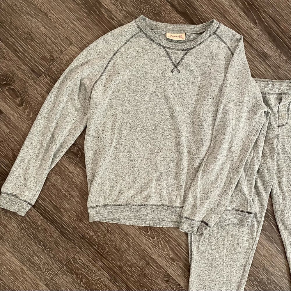Papinelle so soft fleecy pj sweater and jogger - Picture 2 of 7